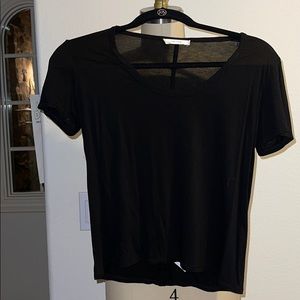 The Row Black Tee